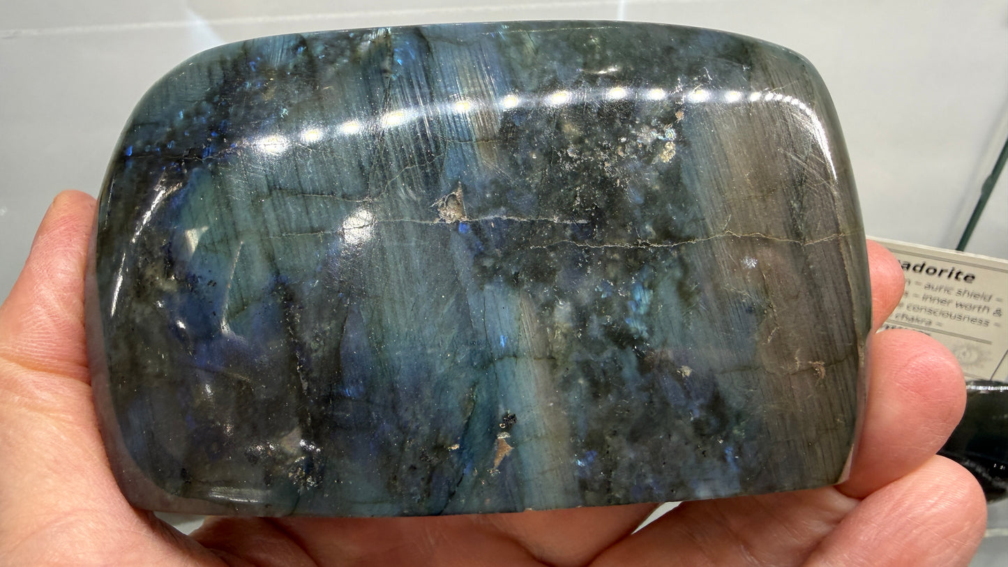 Labradorite Freeform with Blue Flash- 4.2" inches
