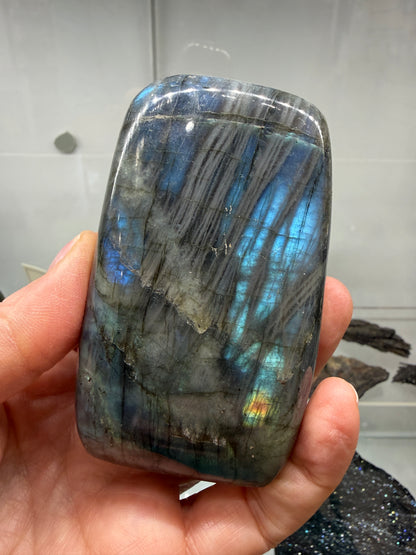 Labradorite Freeform with Blue Flash- 3.4" inches