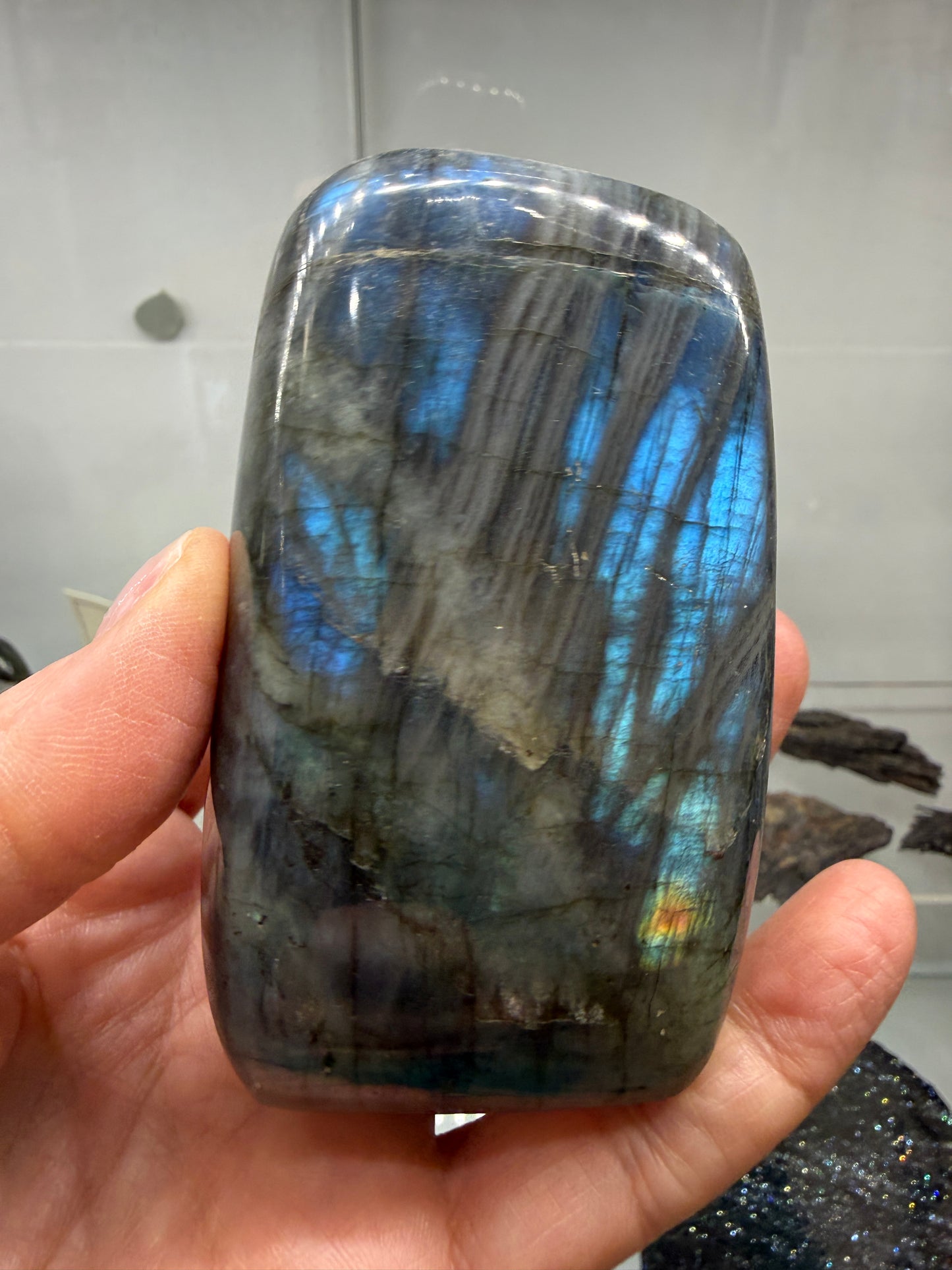 Labradorite Freeform with Blue Flash- 3.4" inches
