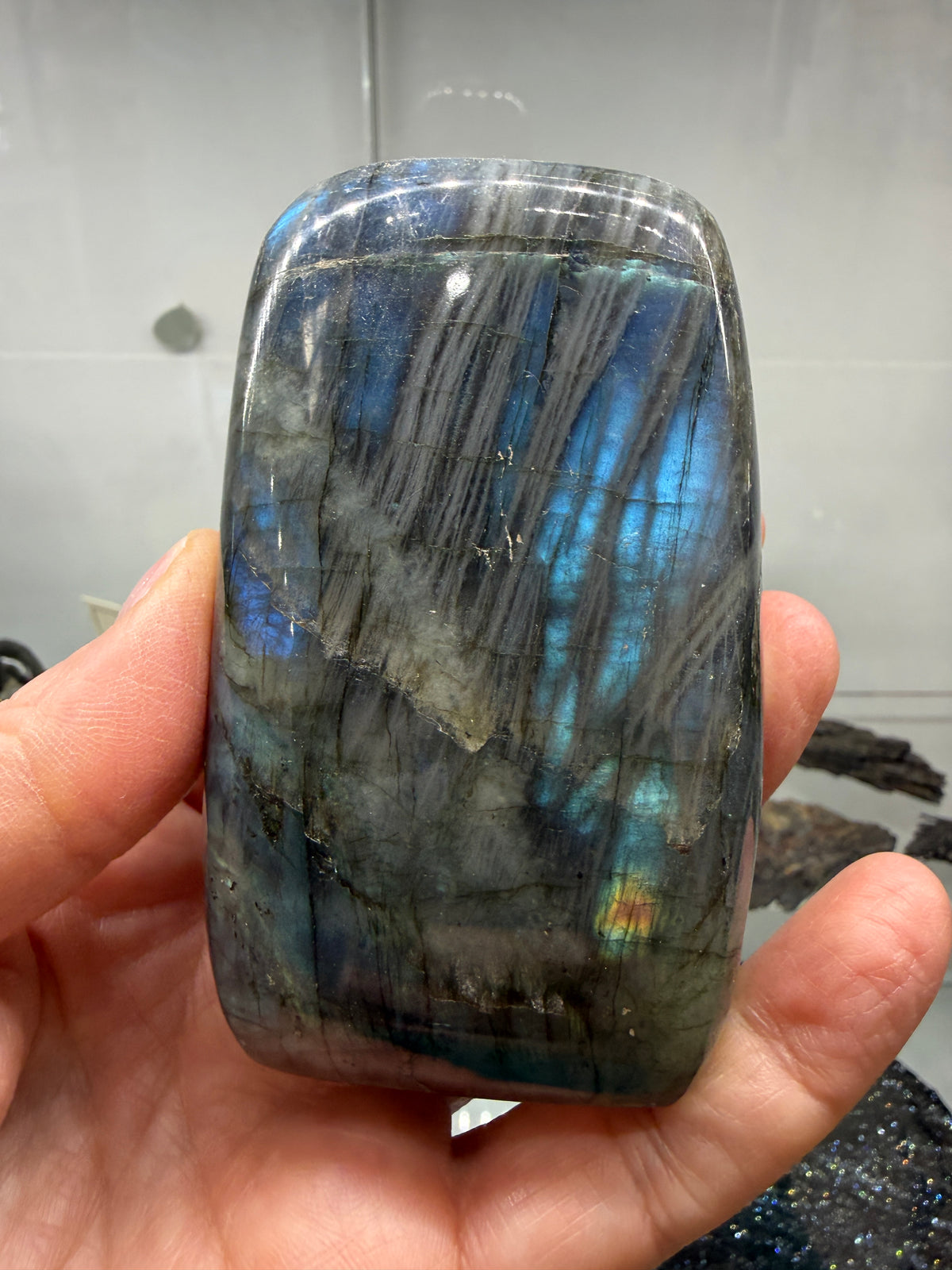 Labradorite Freeform with Blue Flash- 3.4" inches