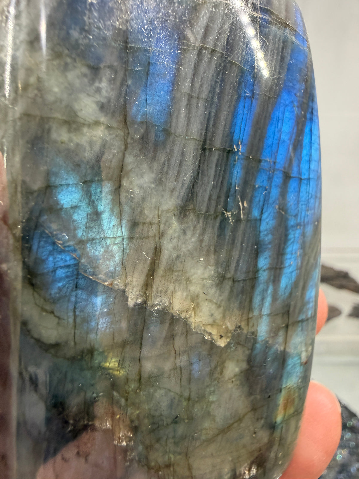 Labradorite Freeform with Blue Flash- 3.4" inches