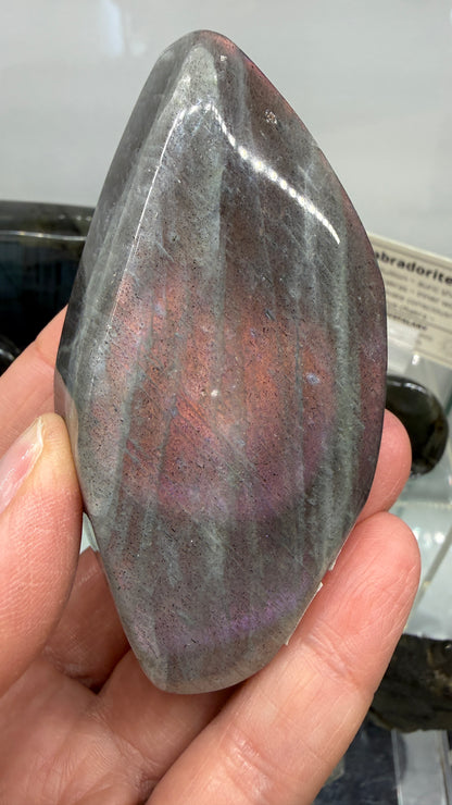Labradorite Freeform with Rainbow Flash- 3.3" inches