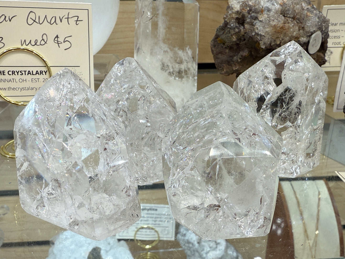 Crackle Quartz Tower