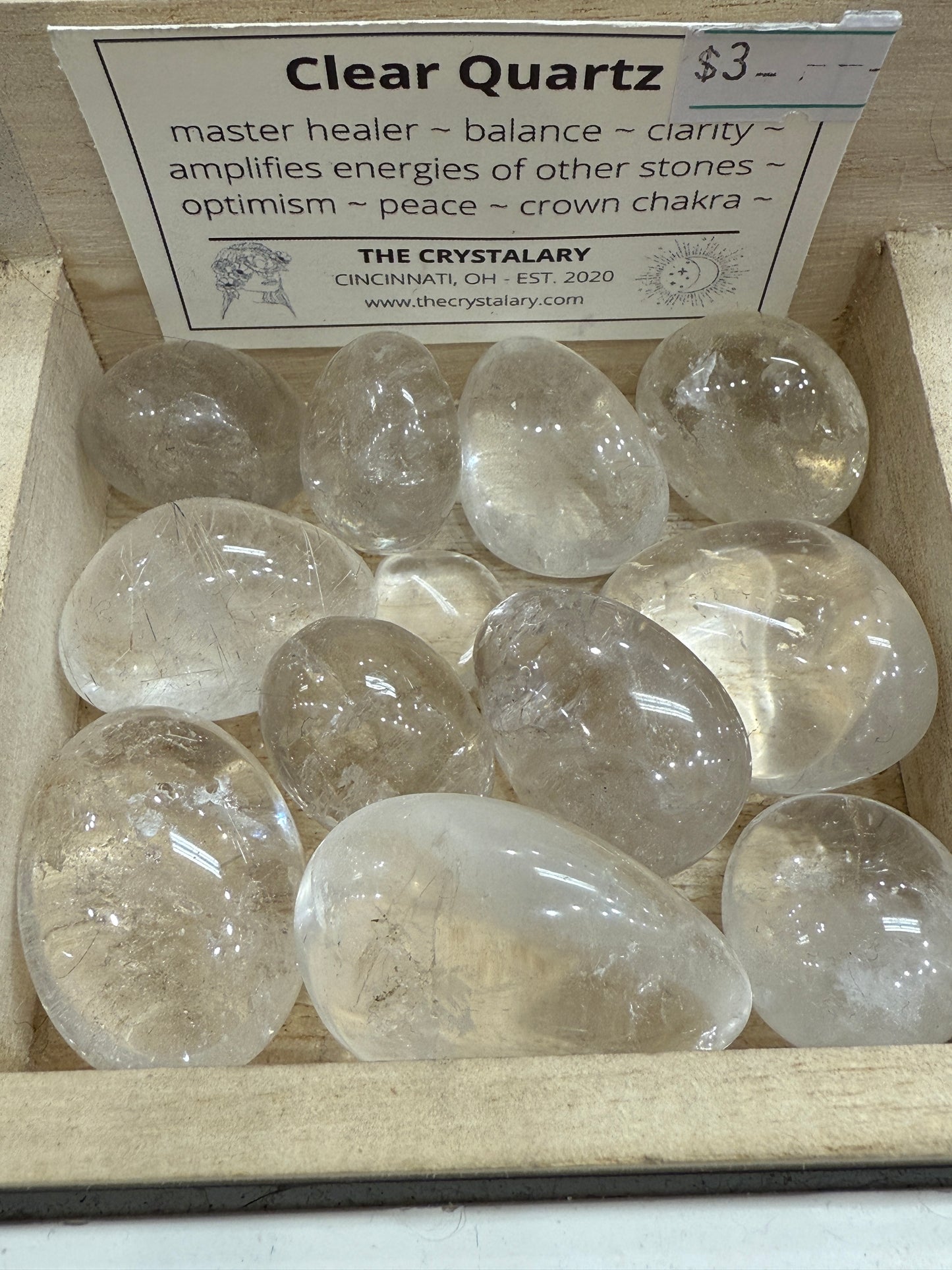 Clear Quartz Tumbles