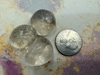 Clear Quartz Tumbles