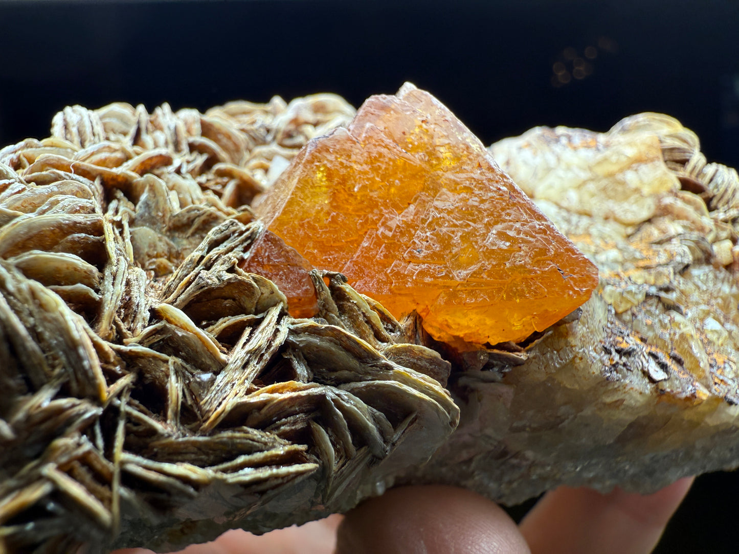 Scheelite, Quartz, Mica- Pingwu mine, Mount Little Xuebaoding, Sichuan, China
