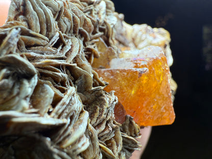 Scheelite, Quartz, Mica- Pingwu mine, Mount Little Xuebaoding, Sichuan, China