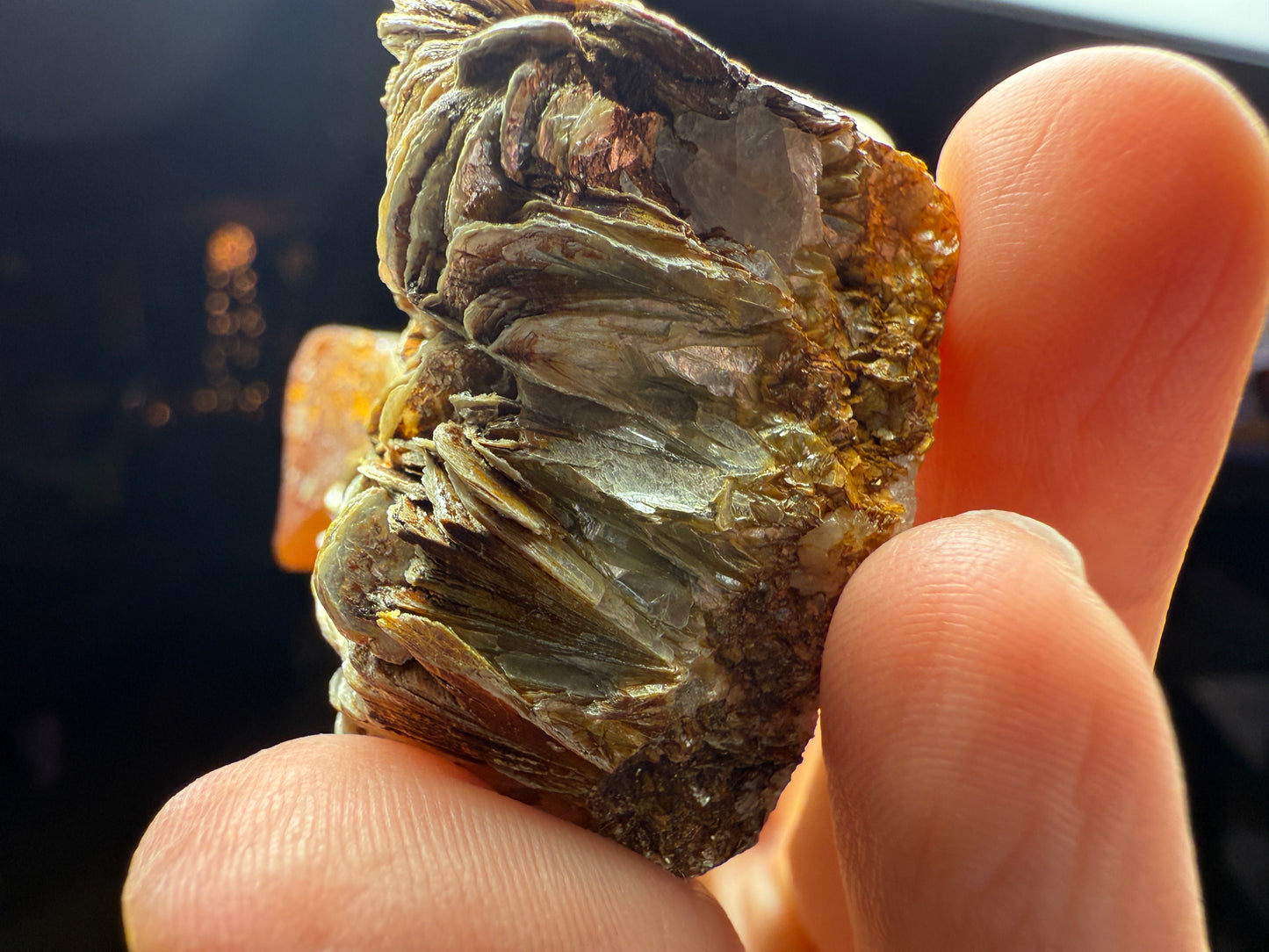 Scheelite, Quartz, Mica- Pingwu mine, Mount Little Xuebaoding, Sichuan, China