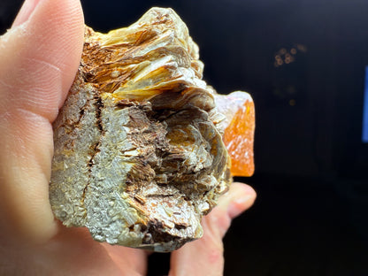 Scheelite, Quartz, Mica- Pingwu mine, Mount Little Xuebaoding, Sichuan, China