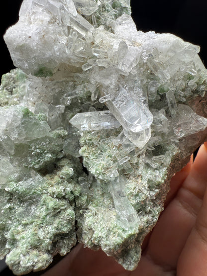 Quartz, Fuchsite- Mundo Nuevo Mine, Huamachuco, La Libertad, Peru