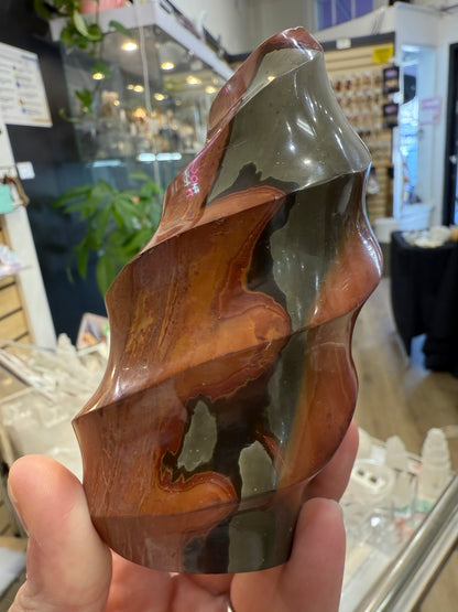 Polychrome Jasper Flame