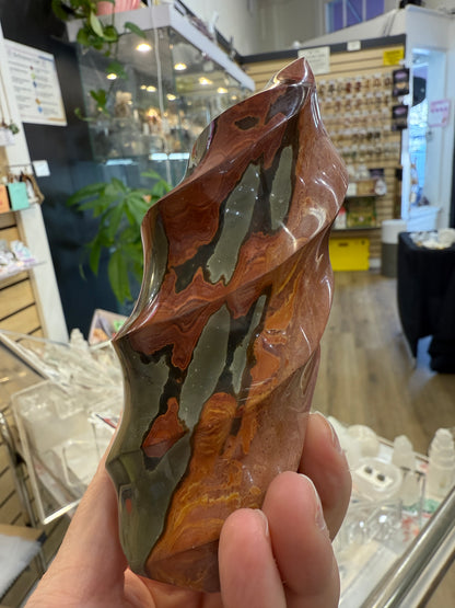Polychrome Jasper Flame