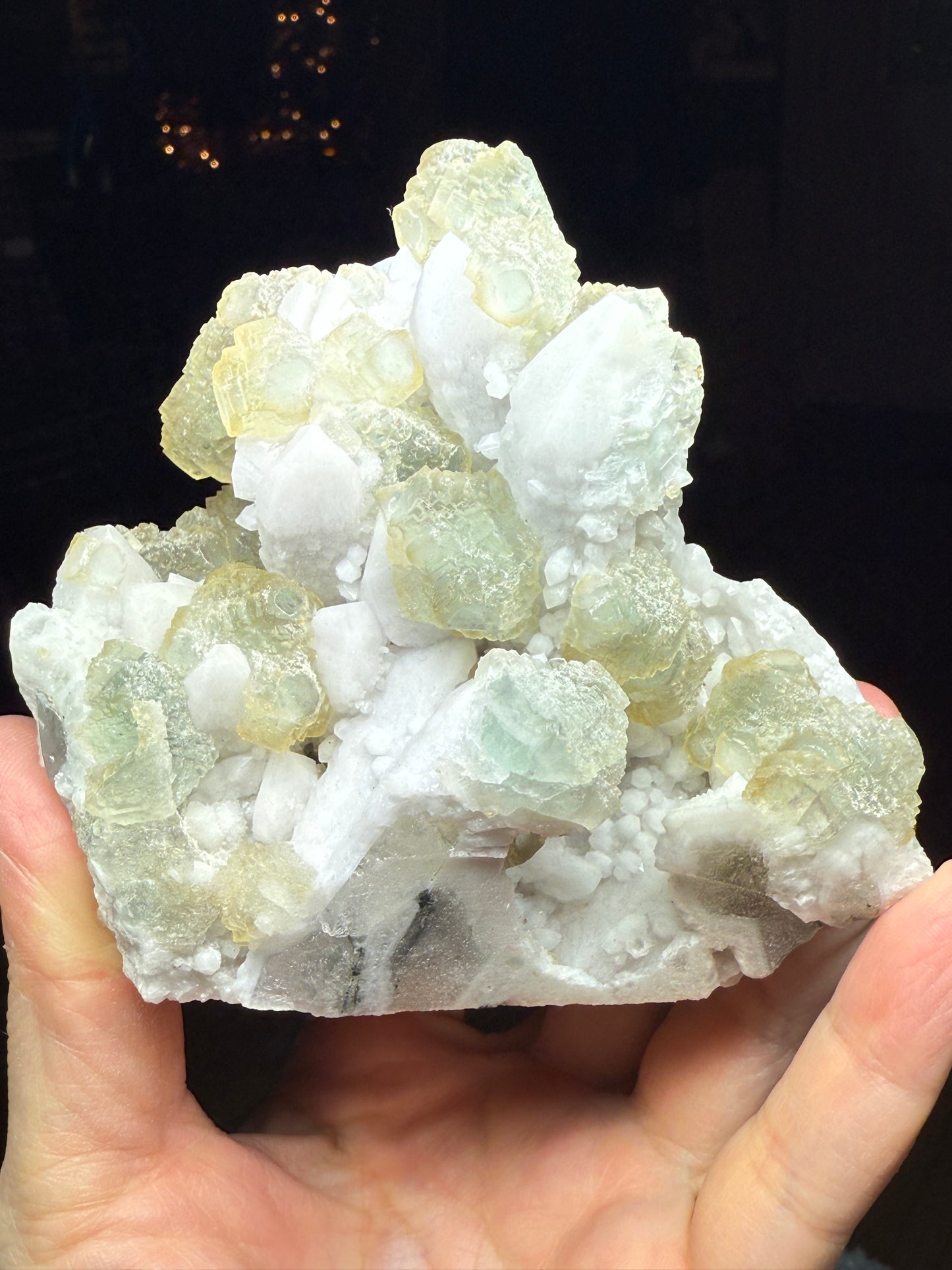 Fluorite, Quartz- Huanggang Mines, Hexigten Banner, Inner Mongolia A.R. China