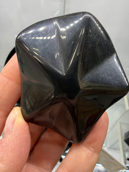 Rainbow Obsidian Puffy Star