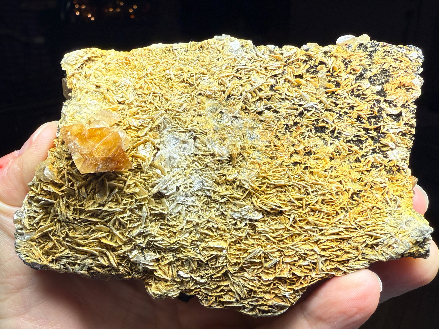 Scheelite, Mica- Pingwu mine, Mount Little Xuebaoding, Sichuan, China