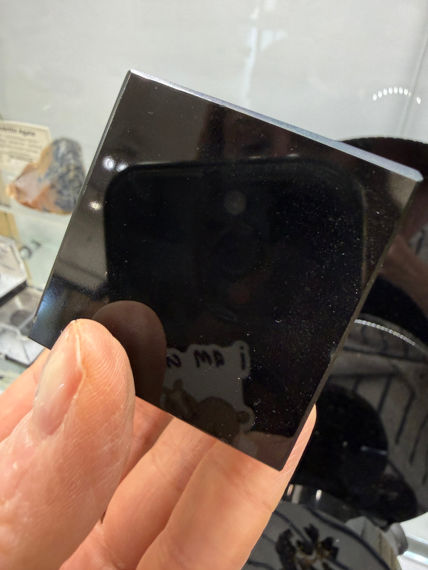 Obsidian Balancing Cube- 1.9 inches
