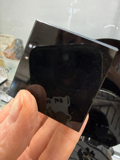 Obsidian Balancing Cube- 1.9 inches