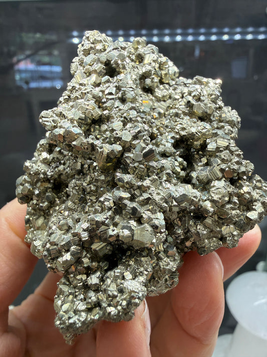 Pyrite- Huanzala Mine, Huallanca District, Bolognesi Province, Ancash, Peru