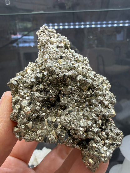 Pyrite- Huanzala Mine, Huallanca District, Bolognesi Province, Ancash, Peru