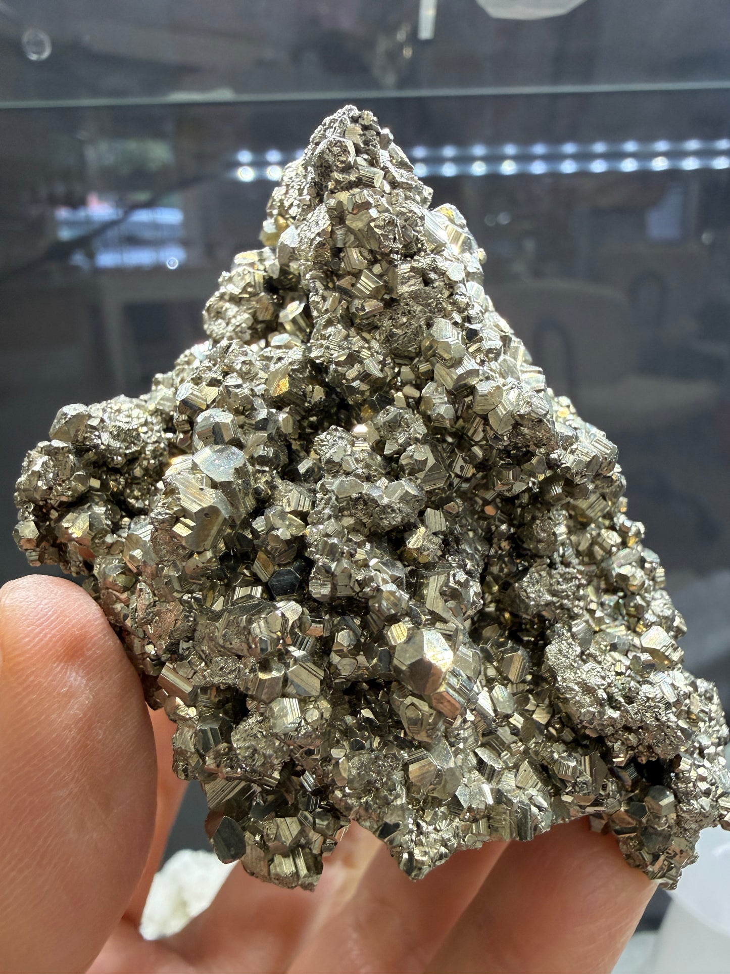 Pyrite- Huanzala Mine, Huallanca District, Bolognesi Province, Ancash, Peru