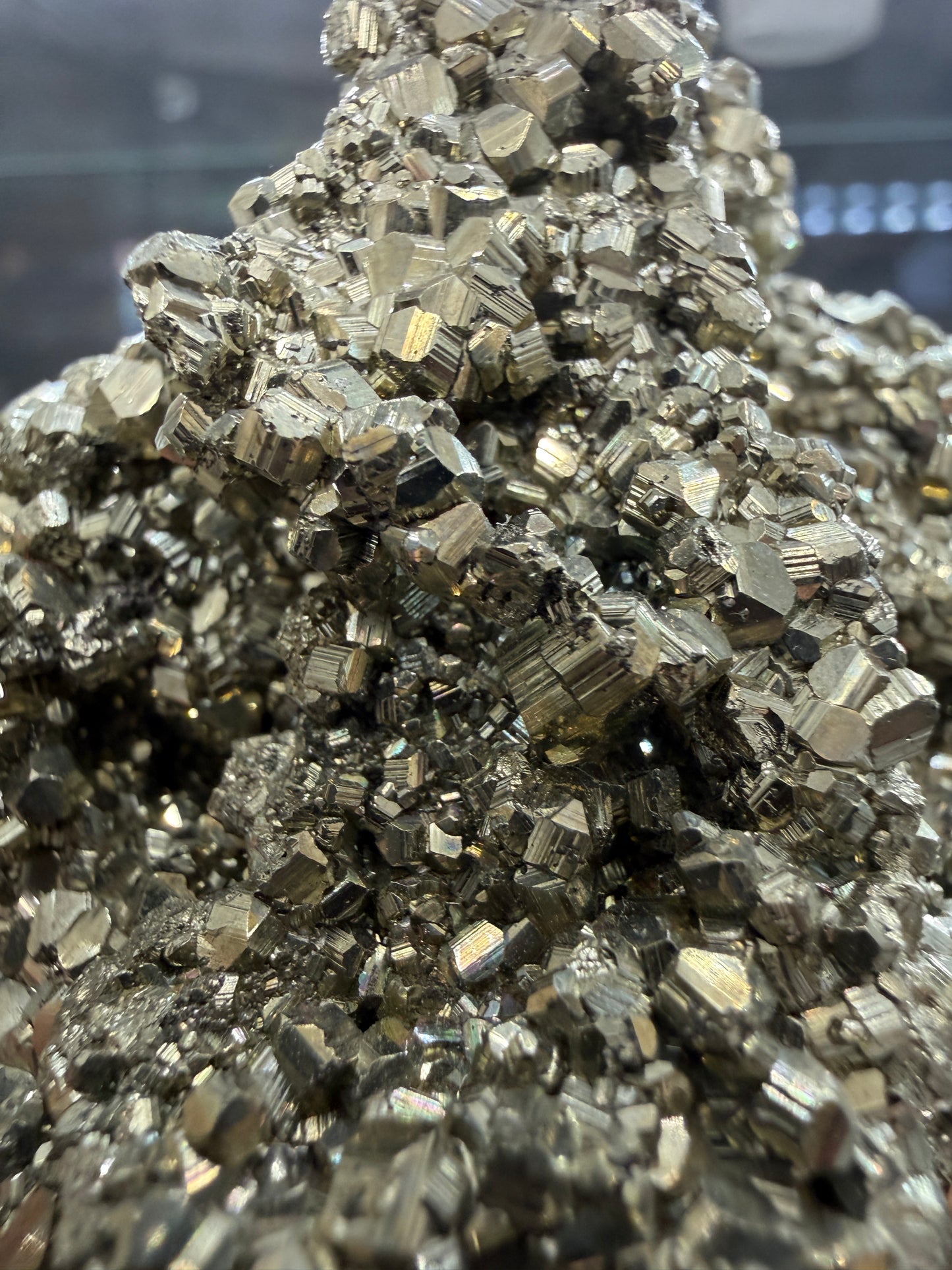 Pyrite- Huanzala Mine, Huallanca District, Bolognesi Province, Ancash, Peru