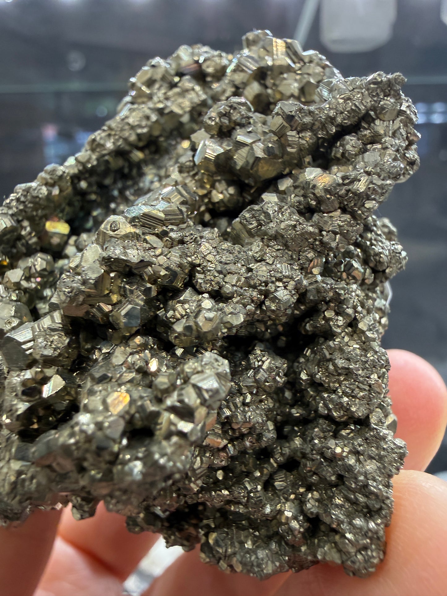 Pyrite- Huanzala Mine, Huallanca District, Bolognesi Province, Ancash, Peru