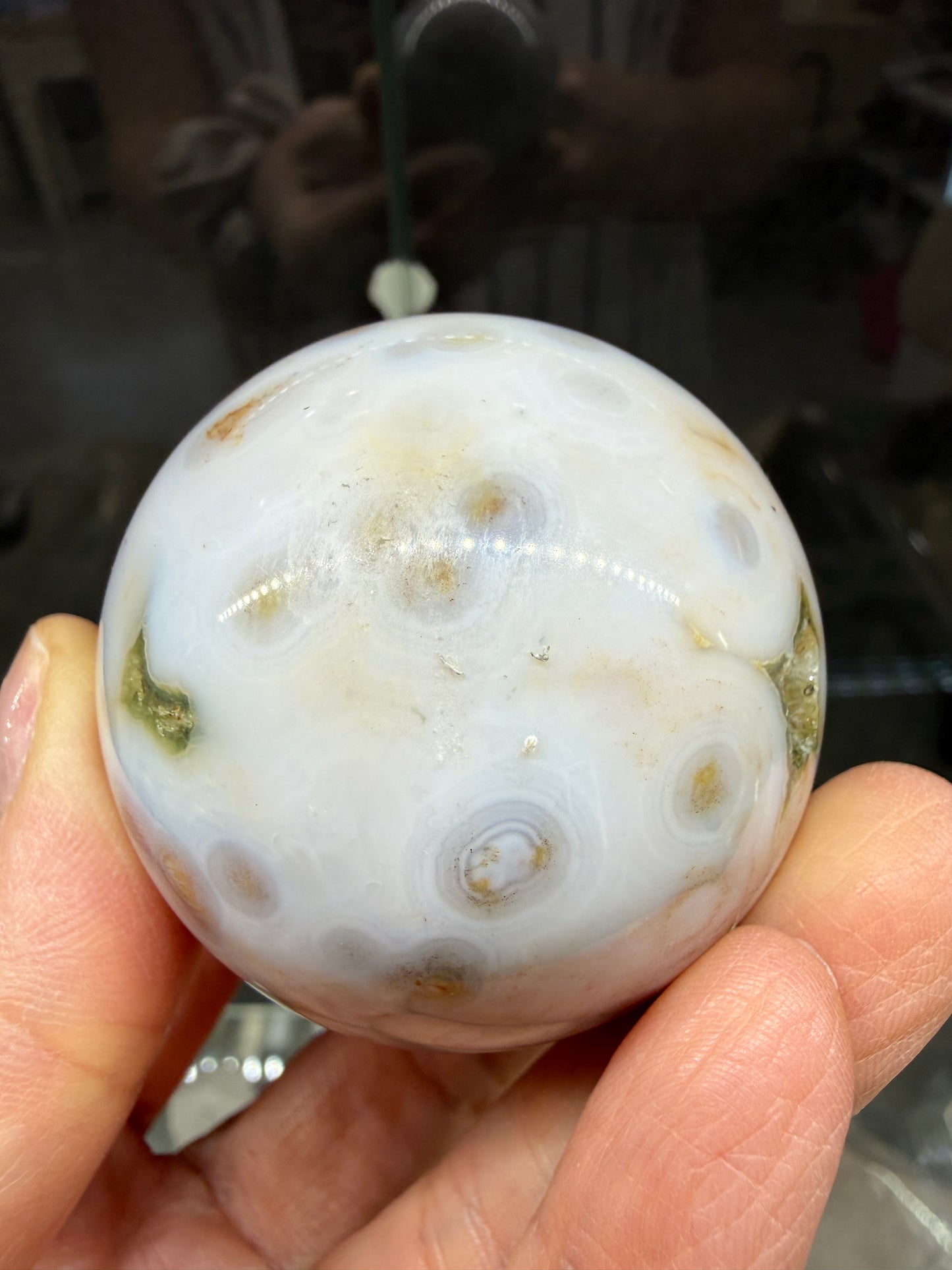 Ocean Jasper® Sphere (2" inches)- Analalava District, Sofia Region, Madagascar