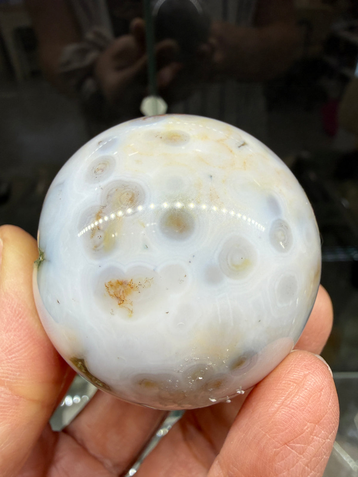 Ocean Jasper® Sphere (2" inches)- Analalava District, Sofia Region, Madagascar