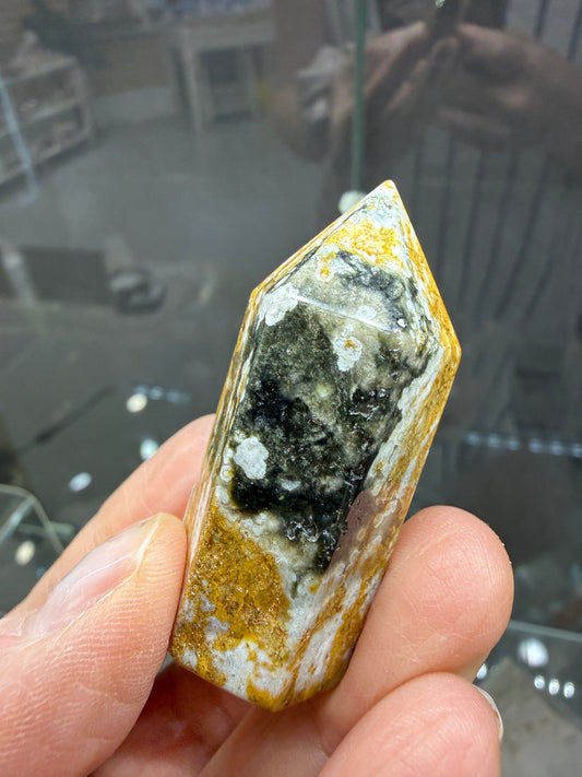 Orbicular Jasper Tower- Madagascar
