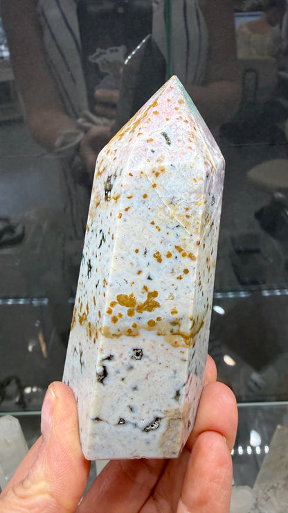 Orbicular Jasper Tower- Madagascar- 4.1 inches