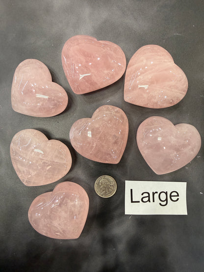 Rose Quartz Heart