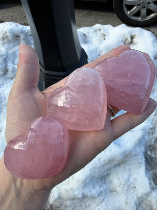 Rose Quartz Heart