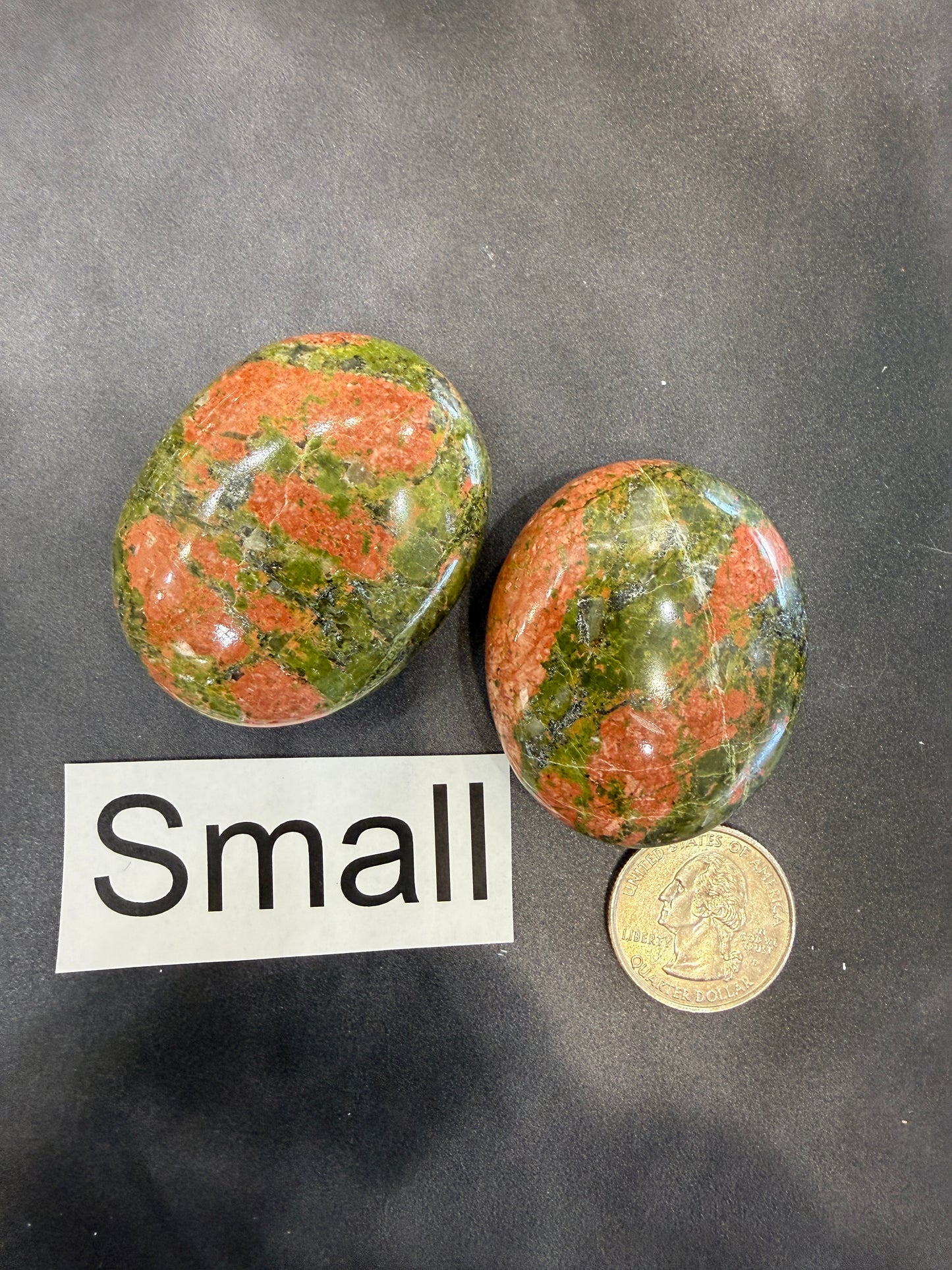 Unakite Palm Stone