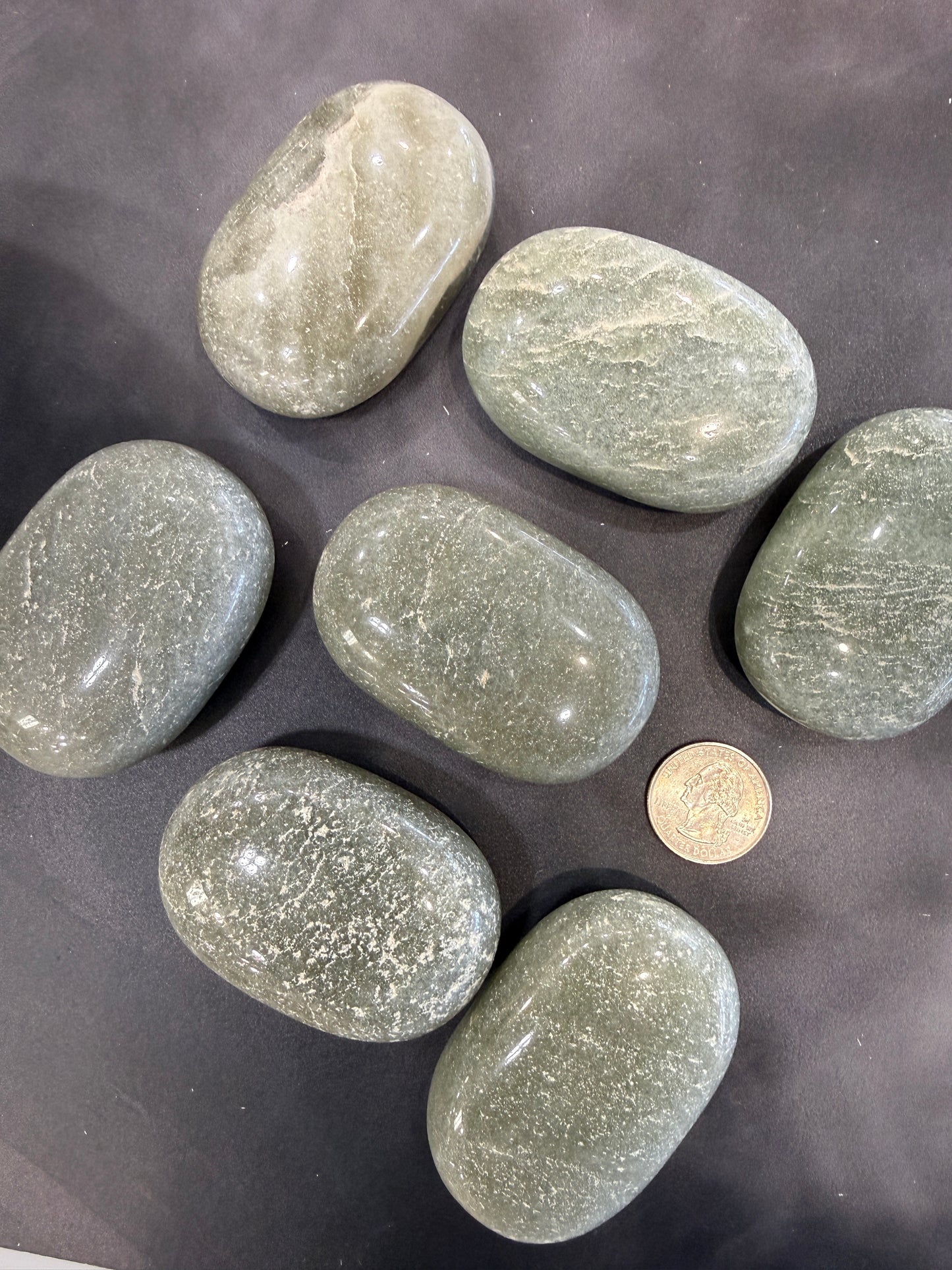 Green Aventurine Palm Stone