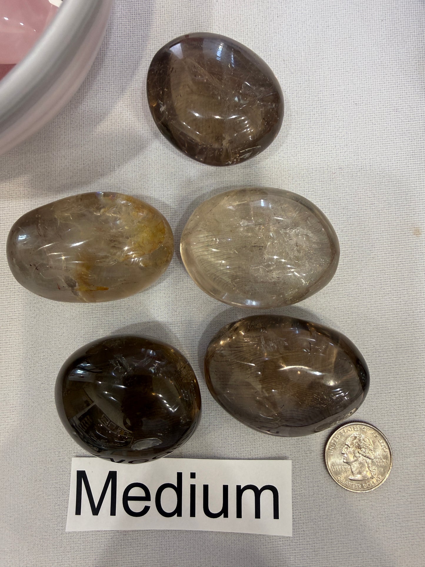 Smoky Quartz Palm Stone