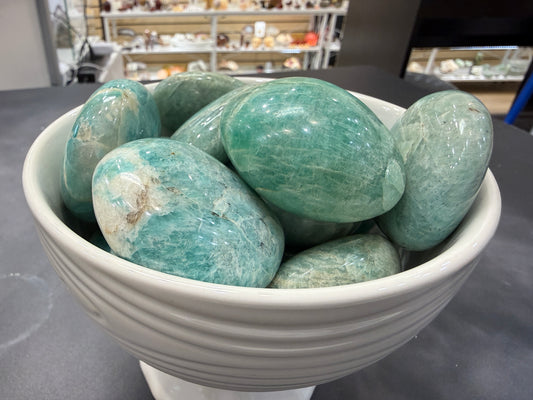 Amazonite Palm Stone