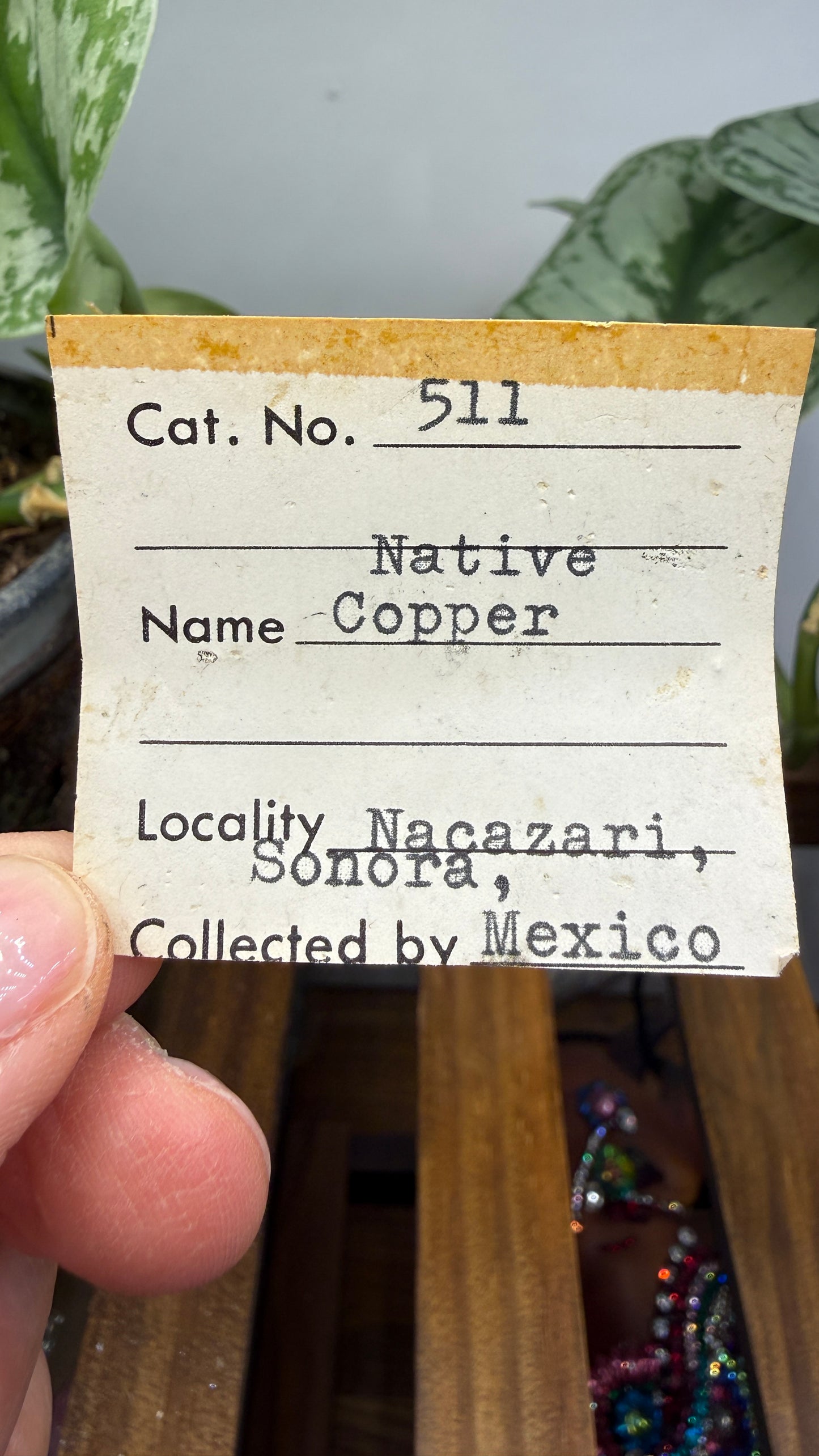 Native Copper- Nacozari, Sonora, Mexico