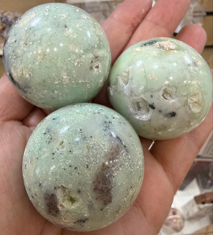 Chrysoprase Sphere