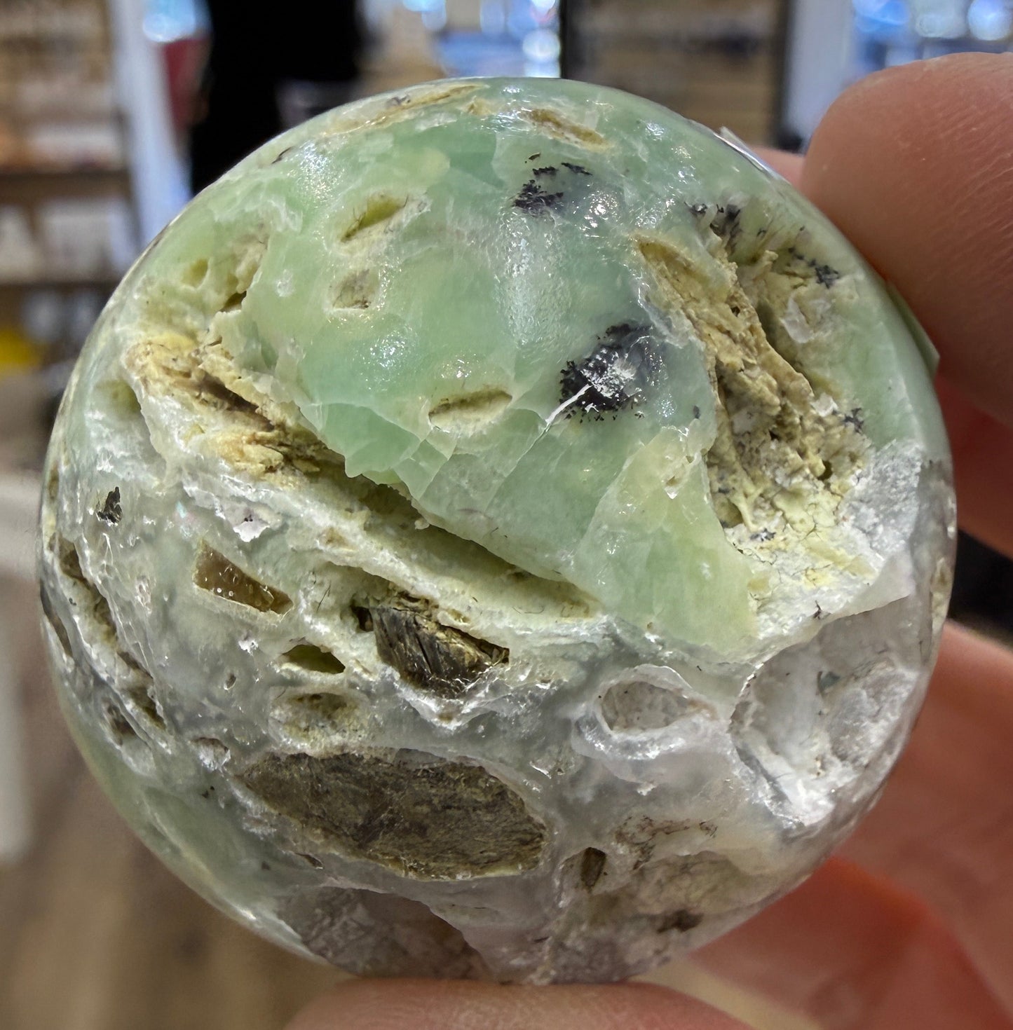 Chrysoprase Sphere