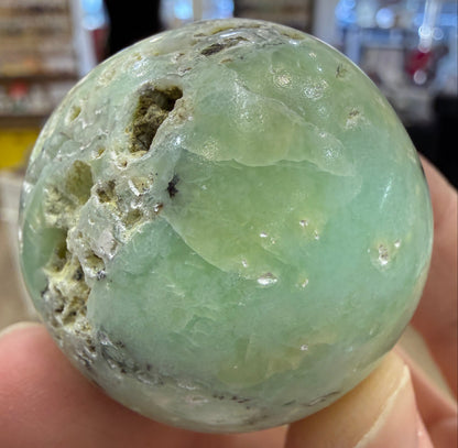 Chrysoprase Sphere