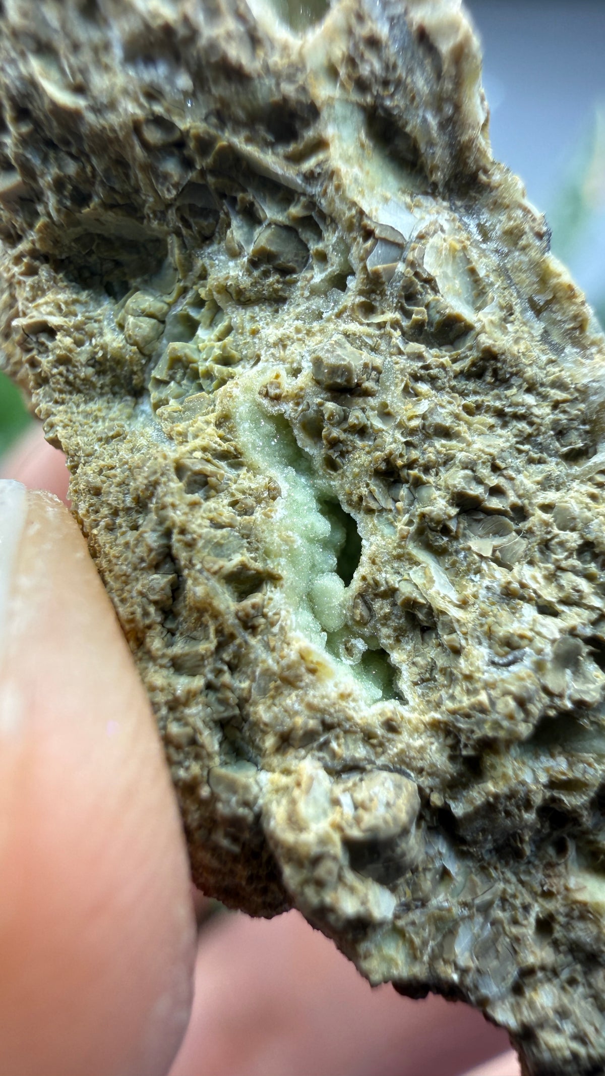 Garnierite- Riddle Mine, Riddle, Riddle Mining District, Douglas County, Oregon, USA
