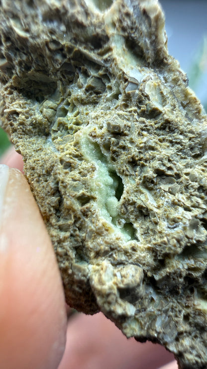 Garnierite- Riddle Mine, Riddle, Riddle Mining District, Douglas County, Oregon, USA