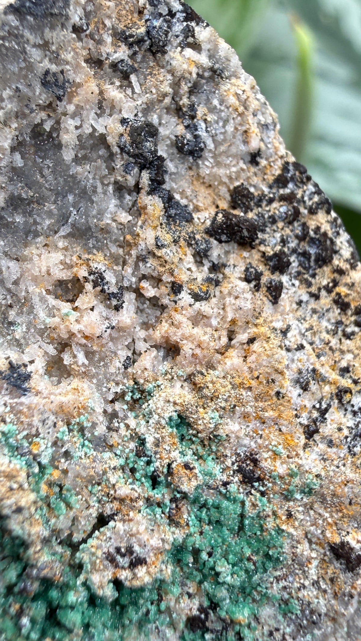 Scorodite with Chalcocite- Empire Mine, Yerington, Lyon County, Nevada, USA