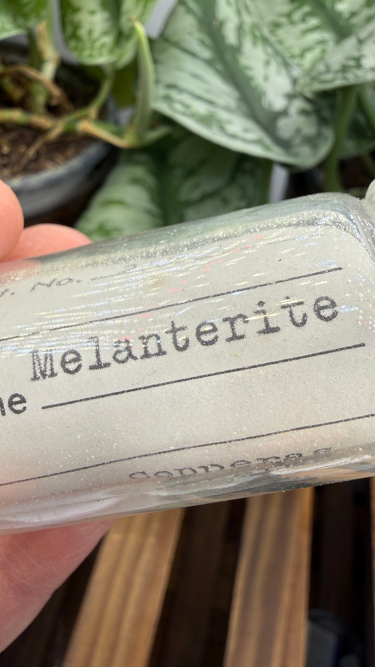 Melanterite- Copperas Mountain, Paxton Township, Ross County, Ohio, USA