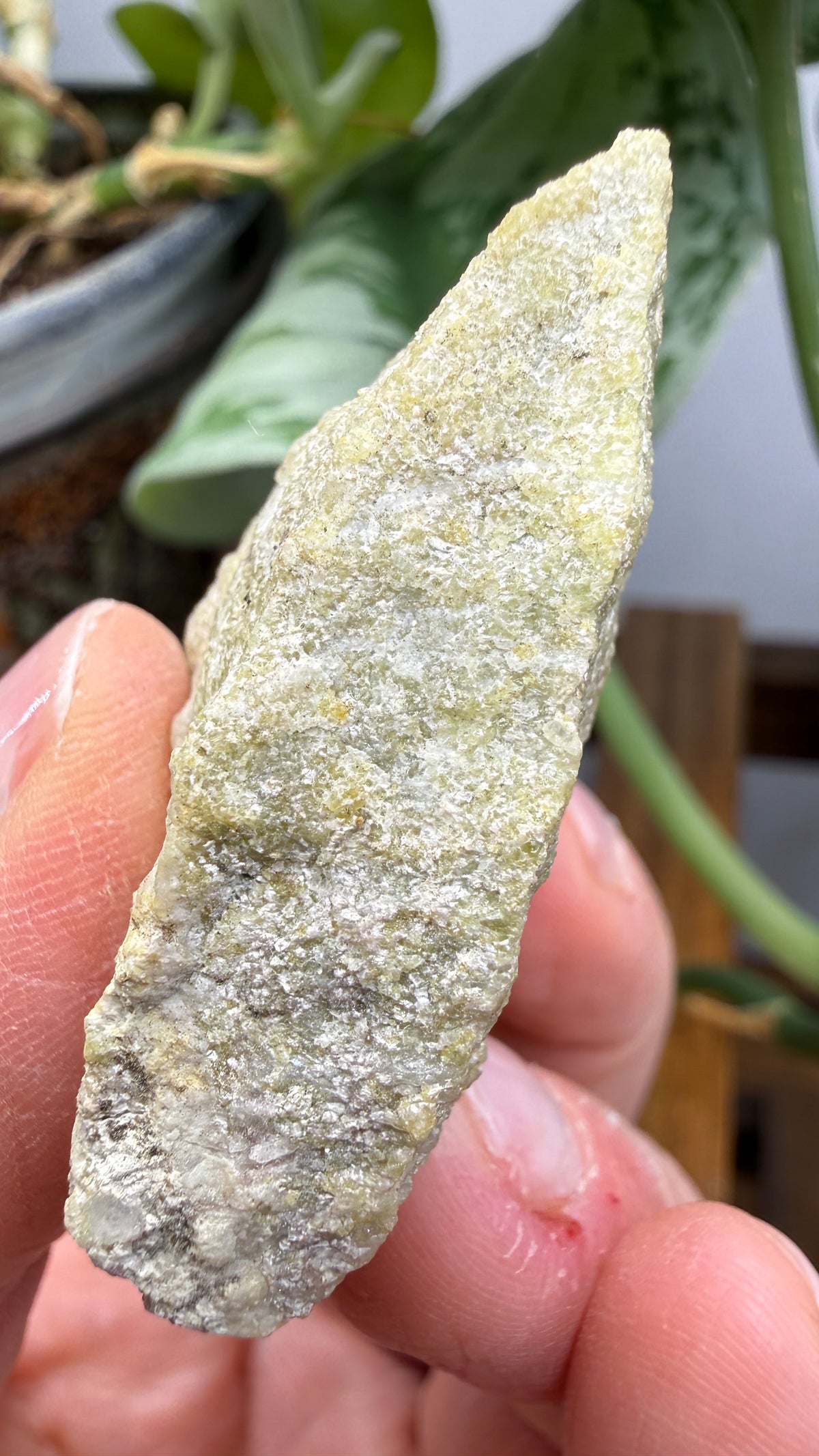 Wilkeite (Ellestadite) in Calcite- Crestmore Quarries, Jurupa Valley, Riverside Co, California, USA