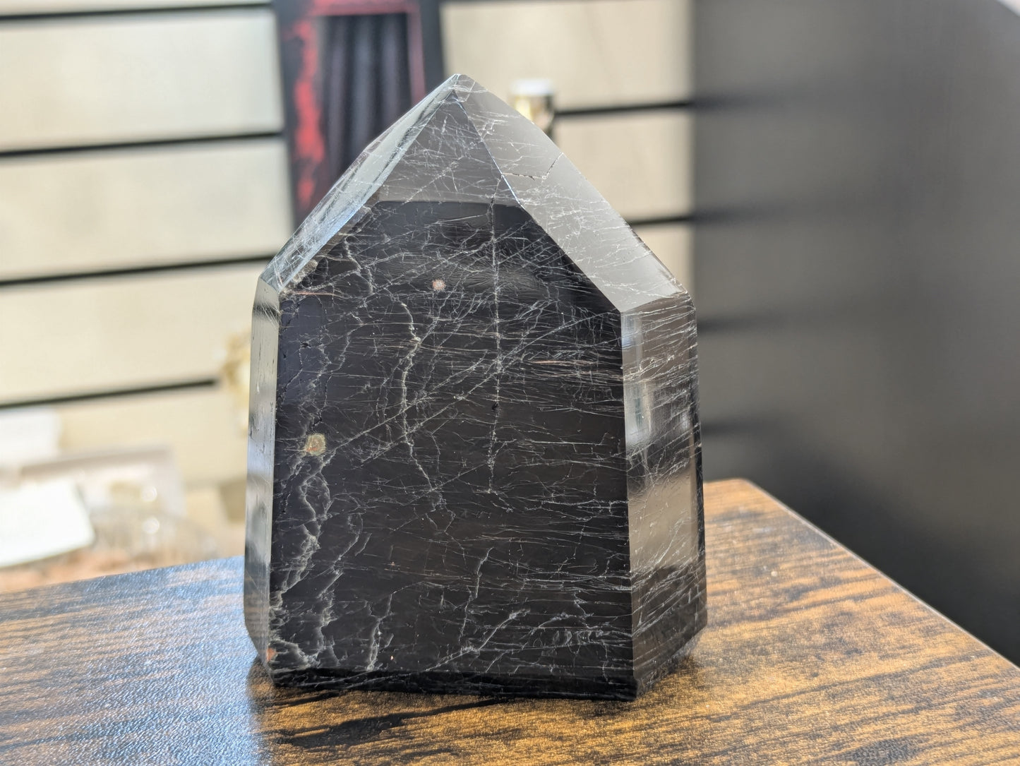 Black Tourmaline Tower- Large