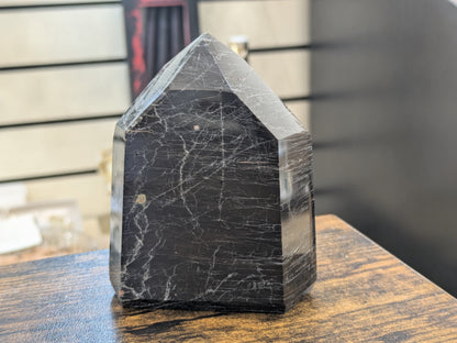 Black Tourmaline Tower- Large