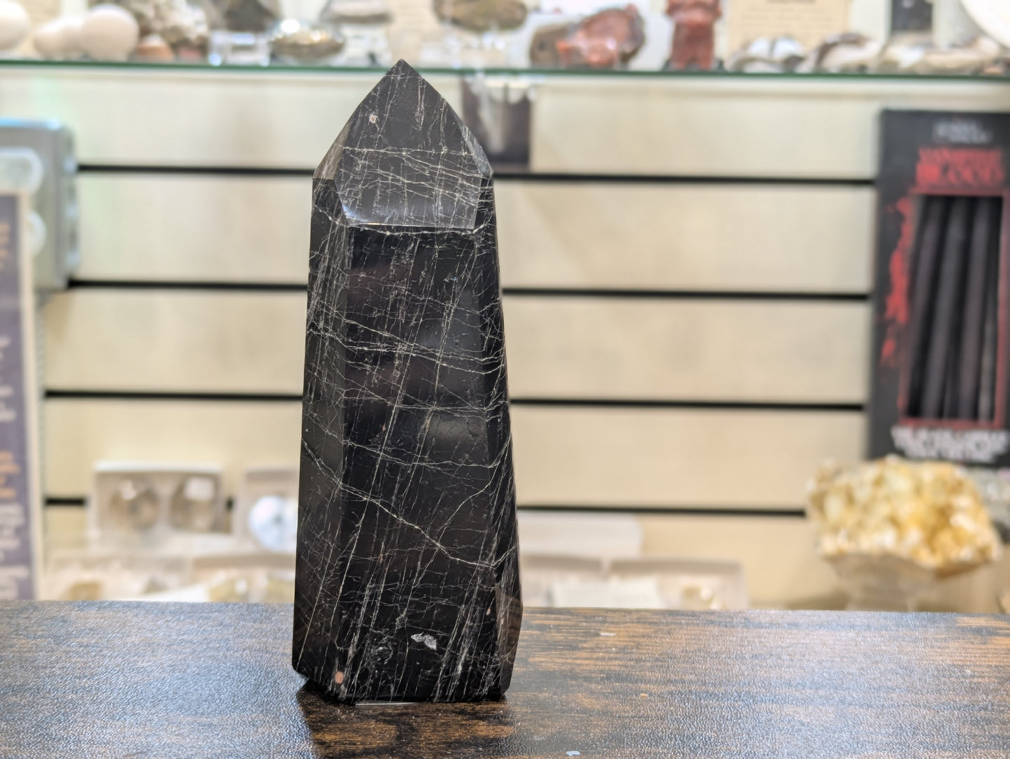 Black Tourmaline Tower- Medium