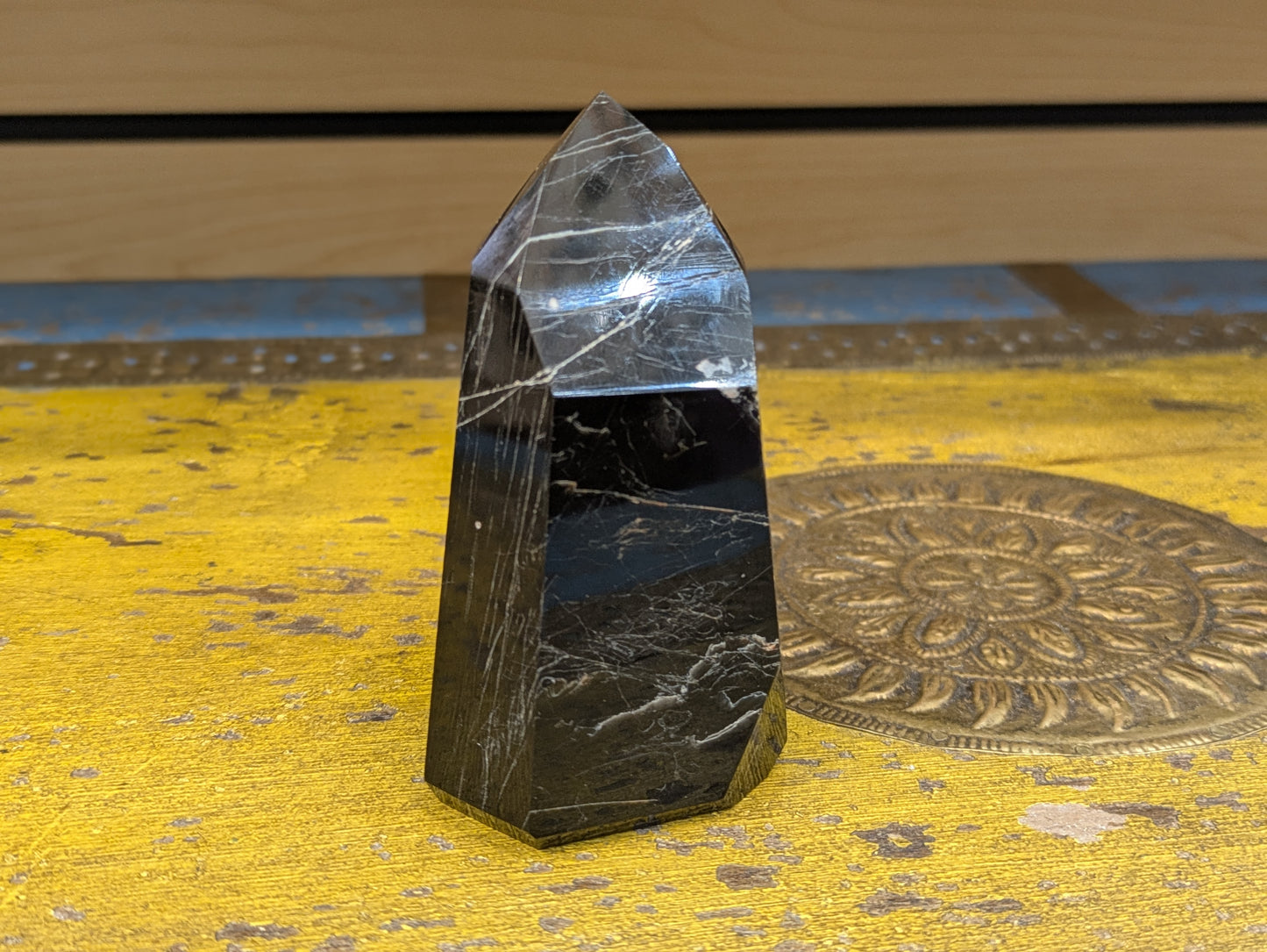 Black Tourmaline Tower- Medium