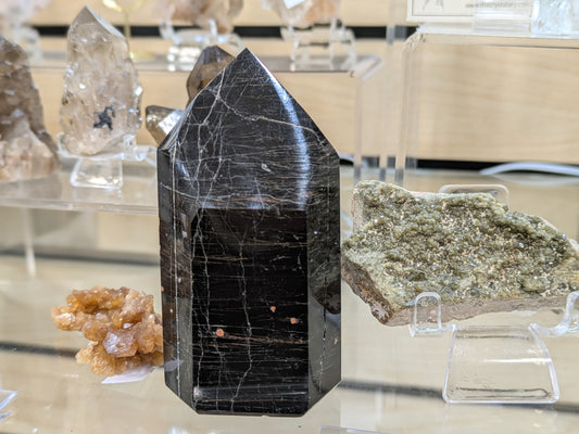 Black Tourmaline Tower- Medium